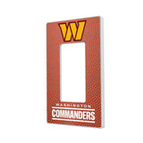 Washington Commanders Football Hidden-Screw Light Switch Plate