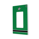 Dallas Stars Stripe Hidden-Screw Light Switch Plate