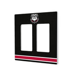 Georgia Bulldogs Stripe Hidden-Screw Light Switch Plate-3