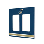 Georgia Tech Yellow Jackets Stripe Hidden-Screw Light Switch Plate-3