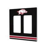 Arkansas Razorbacks Stripe Hidden-Screw Light Switch Plate-3