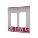 Arizona State University Sun Devils Linen Hidden-Screw Light Switch Plate