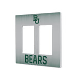 Baylor University Bears Linen Hidden-Screw Light Switch Plate