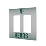 Baylor University Bears Linen Hidden-Screw Light Switch Plate