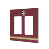 Florida State University Seminoles Stripe Hidden-Screw Light Switch Plate