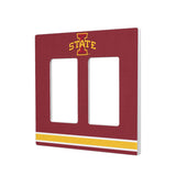 Iowa State Cyclones Stripe Hidden-Screw Light Switch Plate-3