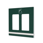 Michigan State University Spartans Stripe Hidden-Screw Light Switch Plate
