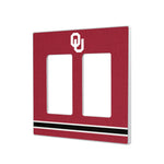University of Oklahoma Sooners Stripe Hidden-Screw Light Switch Plate