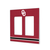 University of Oklahoma Sooners Stripe Hidden-Screw Light Switch Plate
