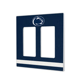 Pennsylvania State University Nittany Lions Stripe Hidden-Screw Light Switch Plate