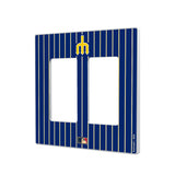 Seattle Mariners 1977-1980 - Cooperstown Collection Pinstripe Hidden-Screw Light Switch Plate