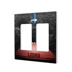 Detroit Lions Retro Legendary Hidden-Screw Light Switch Plate-3