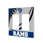 Los Angeles Rams Passtime Hidden-Screw Light Switch Plate-3