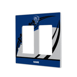 Los Angeles Rams Historic Collection Passtime Hidden-Screw Light Switch Plate