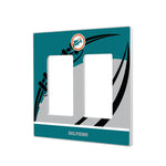 Miami Dolphins 1966-1973 Historic Collection Passtime Hidden-Screw Light Switch Plate