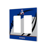 New England Patriots Historic Collection Passtime Hidden-Screw Light Switch Plate