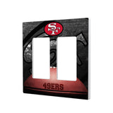 San Francisco 49ers Legendary Hidden-Screw Light Switch Plate-3