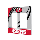 San Francisco 49ers Passtime Hidden-Screw Light Switch Plate-3