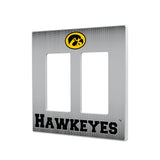 University of Iowa Hawkeyes Linen Hidden-Screw Light Switch Plate
