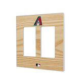 Arizona Diamondbacks Baseball Bat Hidden-Screw Light Switch Plate