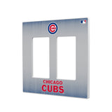Chicago Cubs Linen Hidden-Screw Light Switch Plate