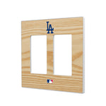 LA Dodgers Baseball Bat Hidden-Screw Light Switch Plate