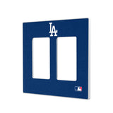 LA Dodgers Solid Hidden-Screw Light Switch Plate