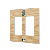 Seattle Mariners Baseball Bat Hidden-Screw Light Switch Plate