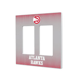 Atlanta Hawks Linen Hidden-Screw Light Switch Plate-3