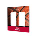 Houston Rockets Basketball Hidden-Screw Light Switch Plate