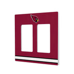 Arizona Cardinals Stripe Hidden-Screw Light Switch Plate-3