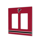 Atlanta Falcons Stripe Hidden-Screw Light Switch Plate