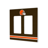 Cleveland Browns Stripe Hidden-Screw Light Switch Plate