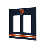 Chicago Bears Stripe Hidden-Screw Light Switch Plate