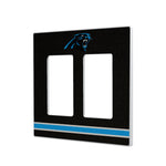 Carolina Panthers Stripe Hidden-Screw Light Switch Plate