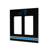 Carolina Panthers Stripe Hidden-Screw Light Switch Plate