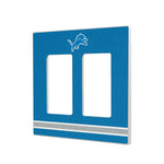 Detroit Lions Stripe Hidden-Screw Light Switch Plate