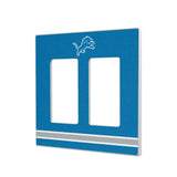 Detroit Lions Stripe Hidden-Screw Light Switch Plate