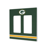 Green Bay Packers Stripe Hidden-Screw Light Switch Plate