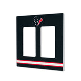Houston Texans Stripe Hidden-Screw Light Switch Plate