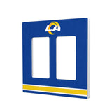 Los Angeles Rams Stripe Hidden-Screw Light Switch Plate-3