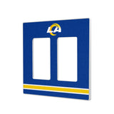 Los Angeles Rams Stripe Hidden-Screw Light Switch Plate