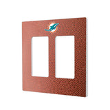 Miami Dolphins Football Hidden-Screw Light Switch Plate-3