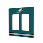 Philadelphia Eagles Stripe Hidden-Screw Light Switch Plate-3