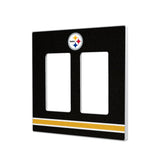 Pittsburgh Steelers Stripe Hidden-Screw Light Switch Plate
