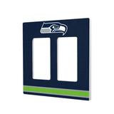 Seattle Seahawks Stripe Hidden-Screw Light Switch Plate-3