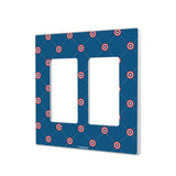 Marvel Avengers Captain America Pattern Hidden-Screw Light Switch Plate
