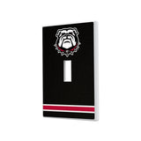 University of Georgia Bulldogs Uga Stripe Hidden-Screw Light Switch Plate