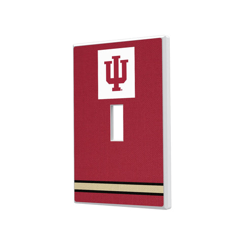 Indiana University Hoosiers Stripe Hidden-Screw Light Switch Plate