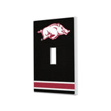 Arkansas Razorbacks Stripe Hidden-Screw Light Switch Plate-0